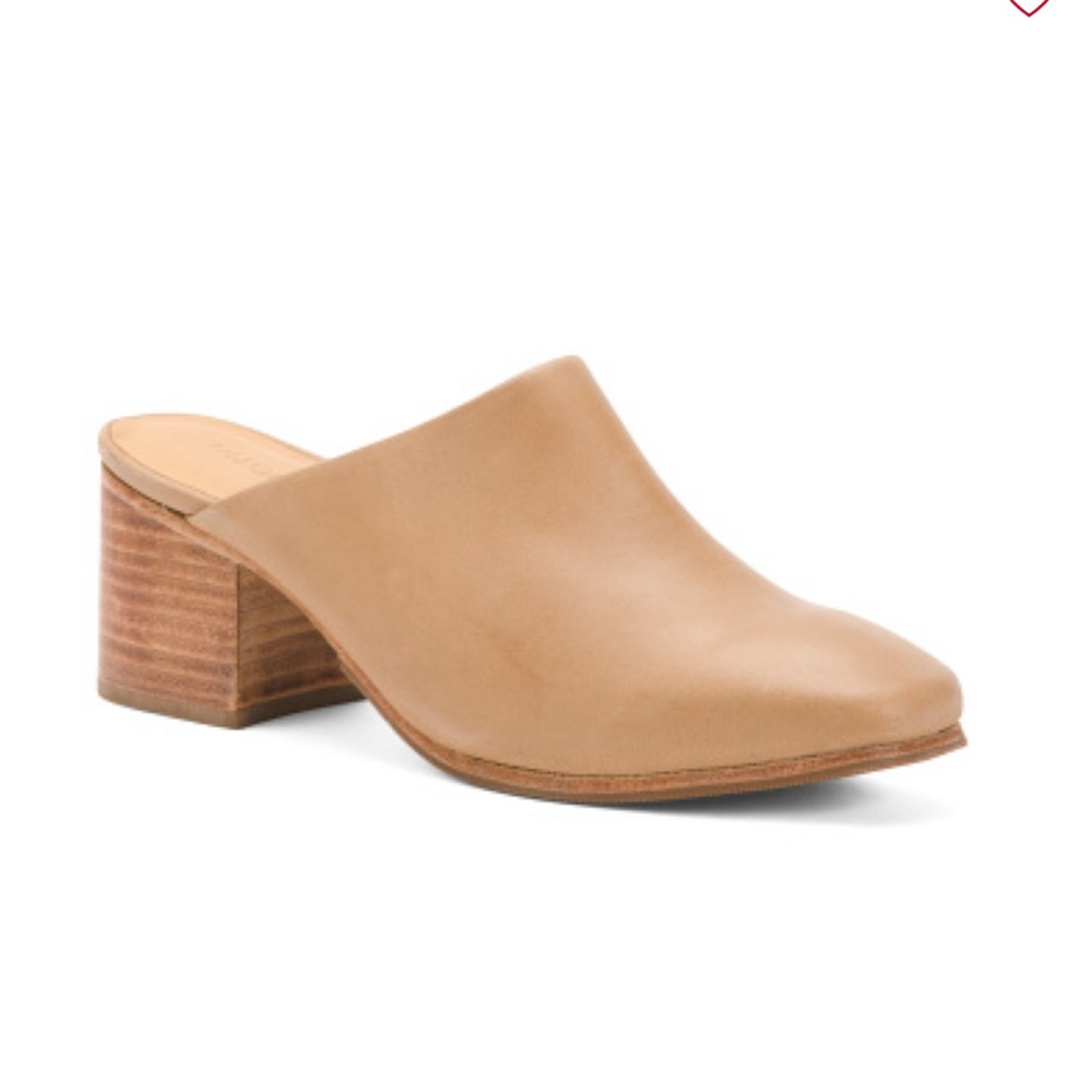 Nisolo mules worn once, in excellent condition